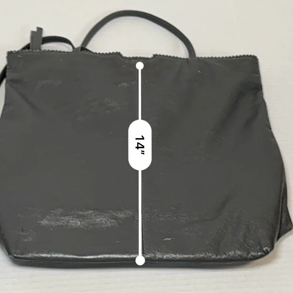 Latico grey glazed leather tote/purse